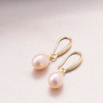 Handmade Sterling Silver Fresh Water Pearl Earrings, 6 of 7