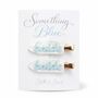 Something Blue Hair Clips, thumbnail 2 of 2