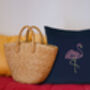 Flamingo Cushion Beginners Embroidery Kit, thumbnail 2 of 4
