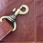 Luxury Buffalo Leather Travel Bag, Gym Bag, Holdall, thumbnail 5 of 7