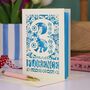 Personalised 3rd Birthday Card Papercut Woodland Design, thumbnail 5 of 7