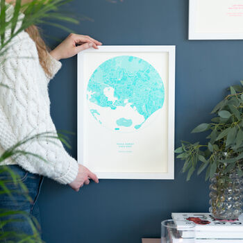 Personalised Risograph Map Print, 3 of 10