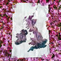 UK And Northern Ireland Watercolour Tea Towel, thumbnail 3 of 8
