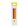 Bright Rainbow Cake Candles Pack Of 16, thumbnail 3 of 5