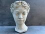 Roman Lady Head Plant Pot Handcrafted In/Outdoor Pot, thumbnail 2 of 9