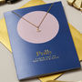 Personalised 'Moon And Back' Card And Necklace Set, thumbnail 1 of 3