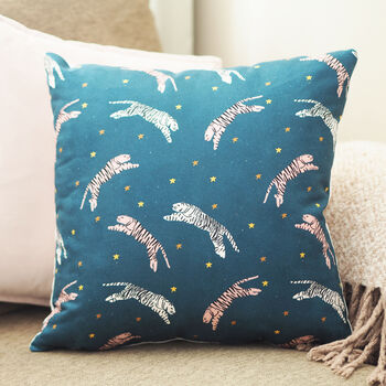 Tigers In The Stars Cushion, 2 of 6