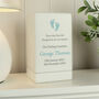 Personalised Baby Boy Small Wooden Urn, thumbnail 3 of 3