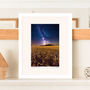 'Fields Of Gold' Milky Way Fine Art Giclee Print, thumbnail 1 of 8