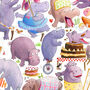 H Is For Hippo Print, thumbnail 3 of 4