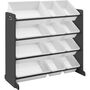 Toy Storage Unit Organiser Playroom Stand Unit Boxes, thumbnail 8 of 10