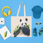 Giant Panda Canvas Tote Bag, thumbnail 6 of 6