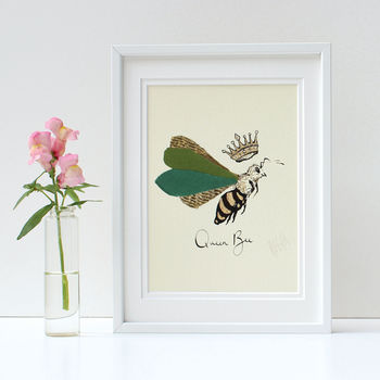 Queen Bee Giclee Art Print By Anna Wright, 2 of 4