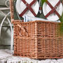 Four Person Green Tweed Chest Picnic Hamper, thumbnail 5 of 6