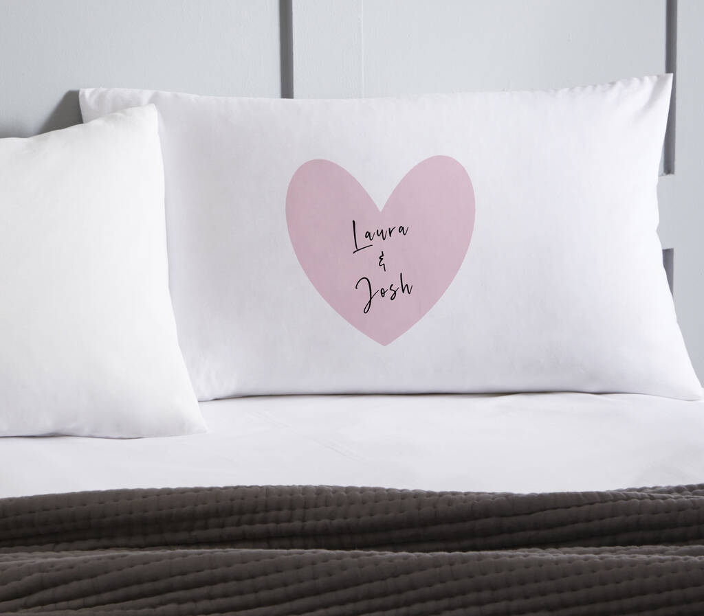 Personalised Valentines Pillowcase By Koko Blossom