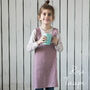 Linen Crossover Pinafore Apron For Women And Kids, thumbnail 6 of 12
