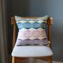 Handwoven Geometric Cushion Multicolour, thumbnail 1 of 4