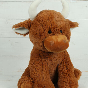 Happy Birthday Star Tag Large Highland Cow, 6 of 10