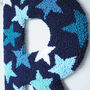 Navy And Blue Star Decorative Letter, thumbnail 3 of 7