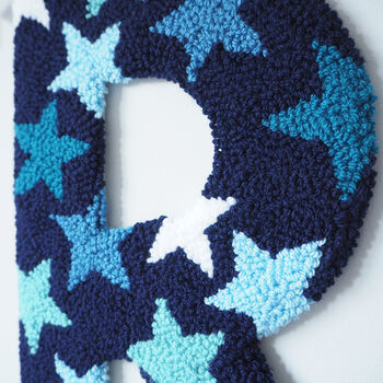 Navy And Blue Star Decorative Letter, 3 of 7
