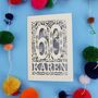 Personalised 60th Birthday Card Papercut Woodland Design, thumbnail 9 of 11