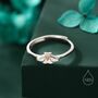 Sterling Silver Moth Ring, thumbnail 1 of 12