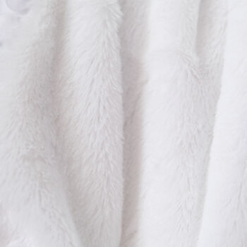 Personalised White Faux Fur Baby Blanket, 4 of 4