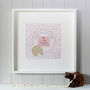 New Baby Girl Personalised Canvas 'Dream Big' Print, thumbnail 1 of 3
