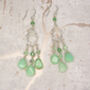 Green Moonstone Earring, thumbnail 2 of 3