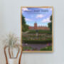 Holland Park London Travel Poster Art Print, thumbnail 5 of 8