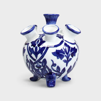 Tulip Vase, Blue, 2 of 3