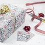 Christmas Wrapping Paper 'Holly Jolly' Xmas Wrap, thumbnail 2 of 3