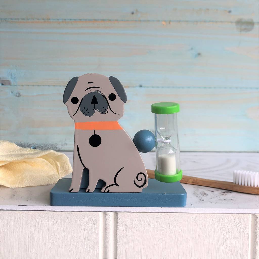 Pug Dog Toothbrush Timer By The Contemporary Home
