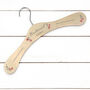 Personalised Pink Floral Wooden Hanger Wood, thumbnail 6 of 7