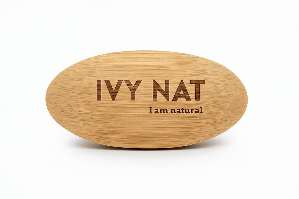 Ivy Nat Wild Boar Bristle Beard Brush – Premium Oak Grooming Tool For Men, 1 of 3
