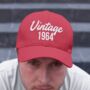 Personalised Birthday Gift For Him Year Of Birth Cap, thumbnail 3 of 3