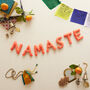 Fair Trade Letter Garland Namaste Eco Felt Decor 95cm, thumbnail 4 of 5