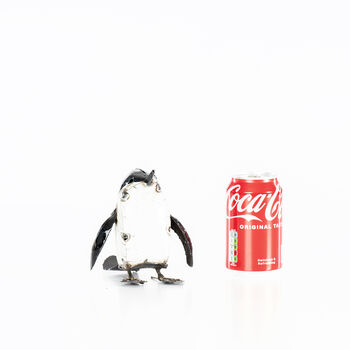 Miniature Penguin Metal Sculpture, 4 of 10