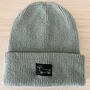Deep Cuff Teal Beanie With Embroidered Dachshund, thumbnail 1 of 5