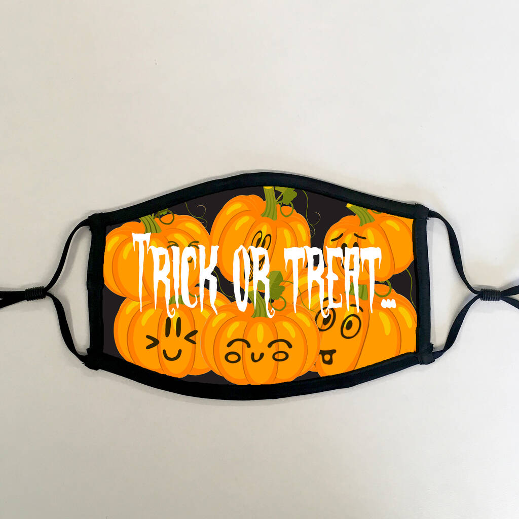 Halloween Face Mask 14 Designs Adults + Children, 1 of 7