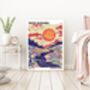 Yayoi Kusama Sunrise Art Print, thumbnail 2 of 3