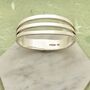 Three Bar Solid Sterling Silver Choker Necklace, thumbnail 4 of 7