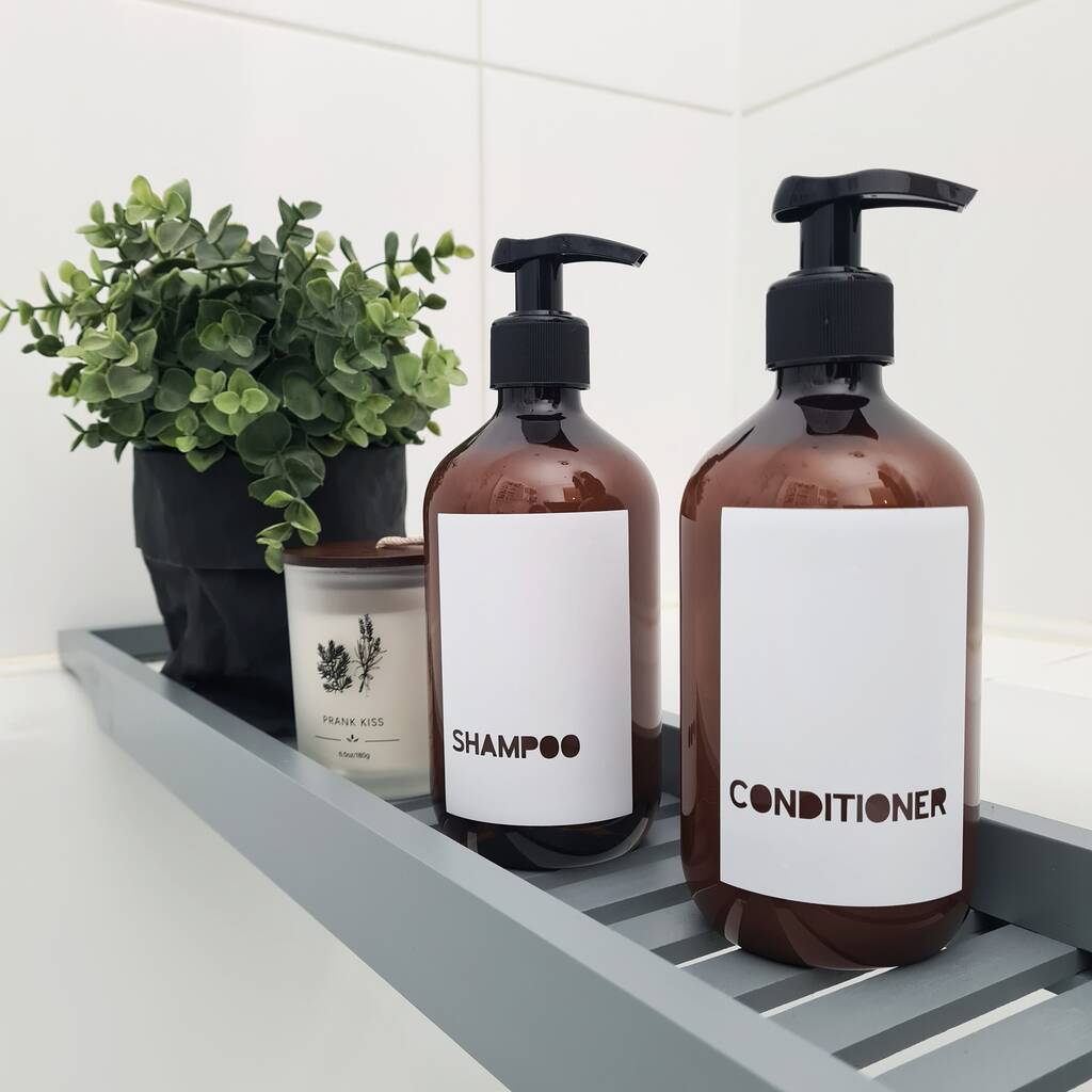 Custom Labels Shampoo, Conditioner, Hand Lotion, Etc, 1 of 3