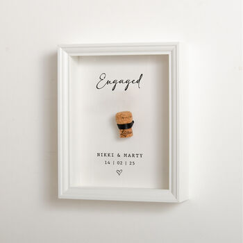 Personalised Engaged Cork Saver Gift, 3 of 4
