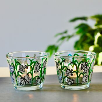 Lily Of The Valley Painted Tea Light Holders, 2 of 5