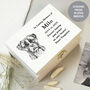 Personalised Dog Breed Memorial Keepsake Box, thumbnail 2 of 3