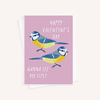 Funny Wanna See My Tits Valentine's Day Card, 2 of 2