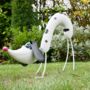 Sniffing Dog Garden Ornament, thumbnail 1 of 3