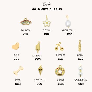 Charm Builder™ Gold Paperclip Chain Clasp Charm Bracelet, 10 of 12