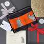 New Leopard Love Skinny Silk Scarf, thumbnail 5 of 6